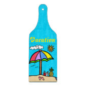 Urlaub Schneidebrett (Vorderseite)