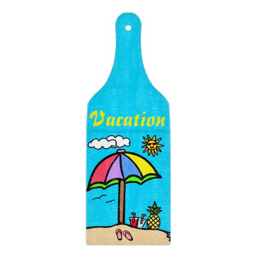 Urlaub Schneidebrett (Vorderseite)