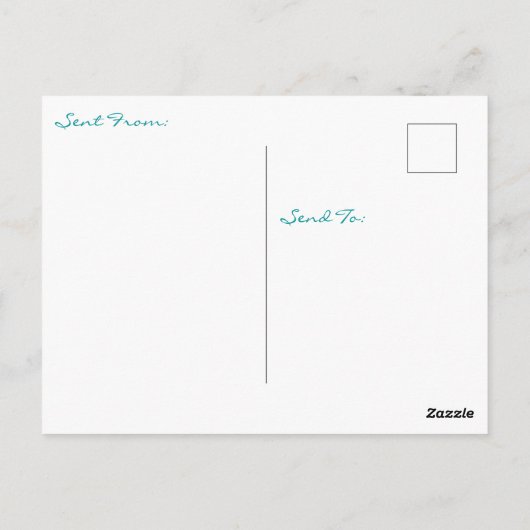 Urlaub | Schöne Meereslandschaft Behaltend in Touc Postkarte (Rückseite)