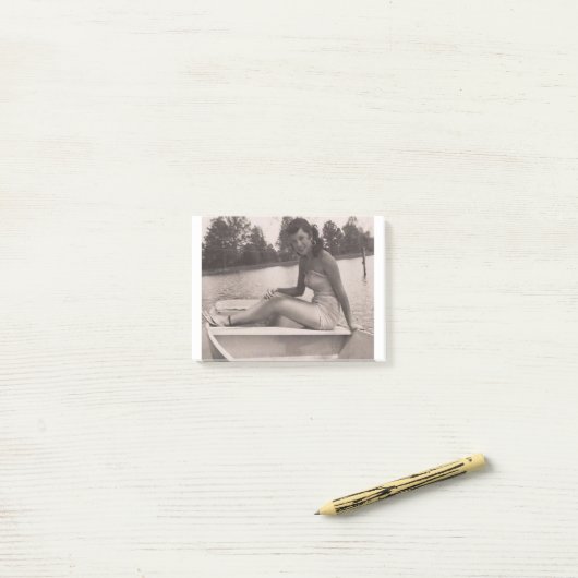 Urlaub Schönheit Post-it Klebezettel (Auf Schreibtisch)