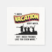 URLAUB SERVIETTE (Vorderseite)