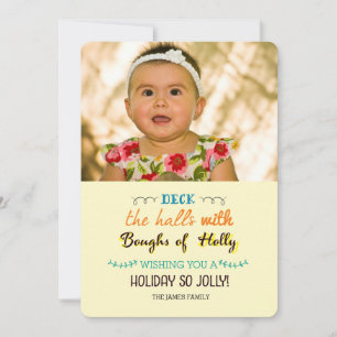 Urlaub so fröhlich feiertagskarte