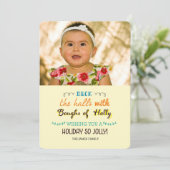 Urlaub so fröhlich feiertagskarte (Stehend Vorderseite)