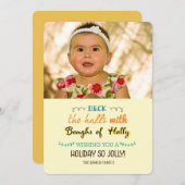 Urlaub so fröhlich feiertagskarte (Vorne/Hinten)