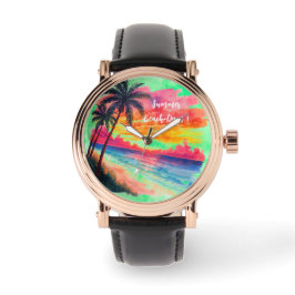 Urlaub, Sommer Strand Tage, Feiertag Armbanduhr