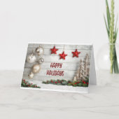 "URLAUB" - SONDERNACHRICHT FÜR SIE KARTE (Vorderseite)