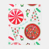 Urlaub Spaß Fleecedecke (Vorderseite)