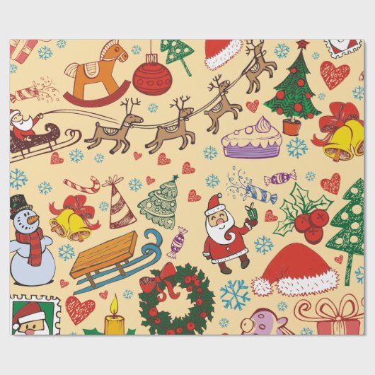 Urlaub Spaß Geschenkpapier (Flach)