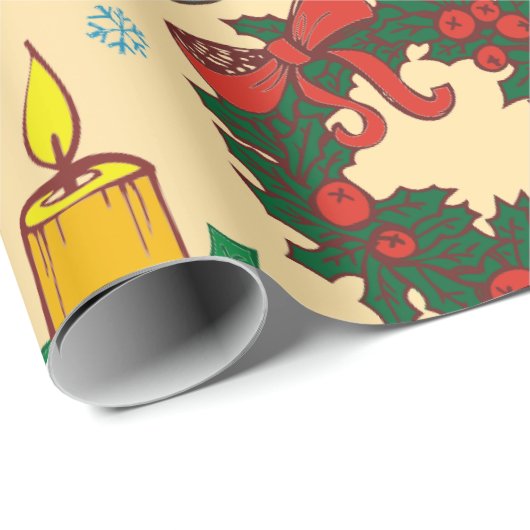 Urlaub Spaß Geschenkpapier (Rolleneckpunkt)