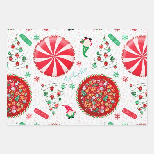 Urlaub Spaß Geschenkpapier Set (Vorderseite)