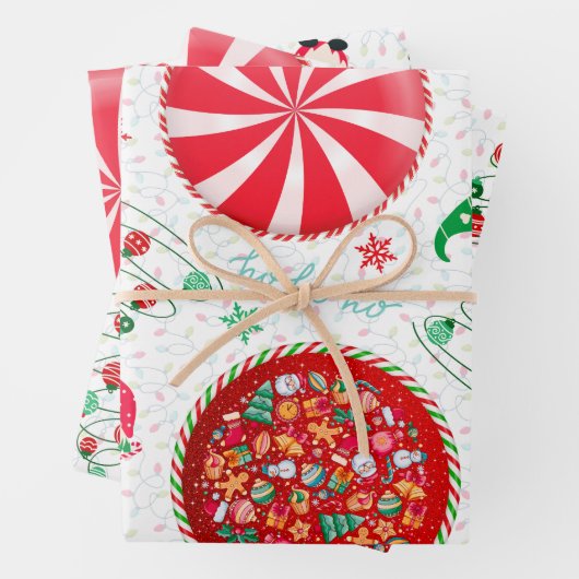 Urlaub Spaß Geschenkpapier Set (Beispiel)