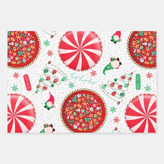 Urlaub Spaß Geschenkpapier Set (Vorderseite)