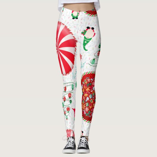 Urlaub Spaß Leggings (Vorderseite)