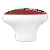 Urlaub Spaß (niedliche Hunde) Keramikknauf (Seitenansicht)