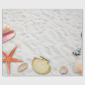 Urlaub Strand Sommersonne Geschenkpapier (Flach)