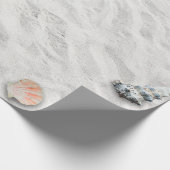 Urlaub Strand Sommersonne Geschenkpapier (Ecke)