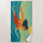 Urlaub Strandtuch (Vorderseite)