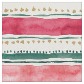 URLAUB STRIPES Boho Weihnachtsgeo Stoff (Nahaufnahme)