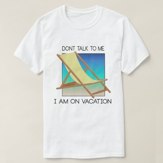Urlaub T-Shirt (Design vorne)