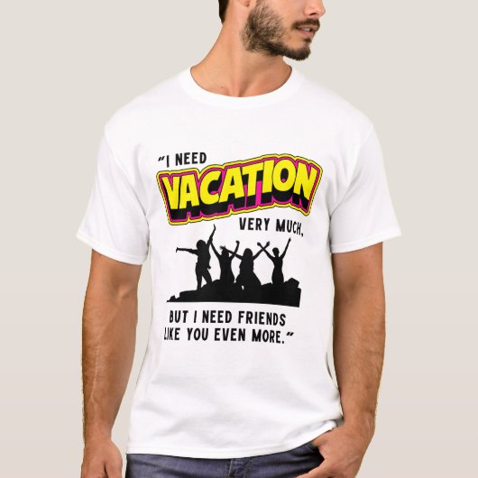 URLAUB T-Shirt (Vorderseite)