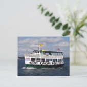 Urlaub(Tour Boot) Postkarte (Stehend Vorderseite)