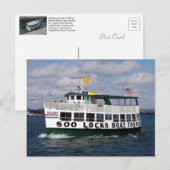Urlaub(Tour Boot) Postkarte (Vorne/Hinten)