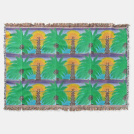 Urlaub tropische Tree-a-way Decke