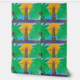 Urlaub tropische Tree-a-way Tapete