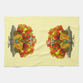 Urlaub Türkei Erntedank Geschirrtuch (Horizontal)