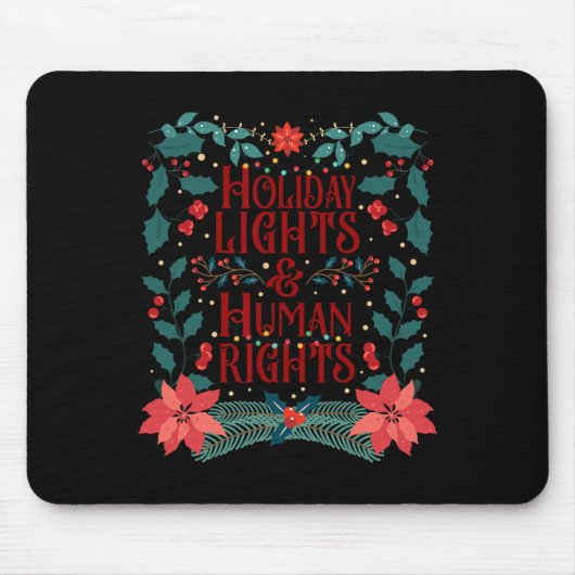 Urlaub und Menschenrechte Mousepad (Vorne)