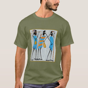 Urlaub und Sommer, Masai Krieger T-Shirt
