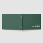 Urlaub Vermietung Grün Minimalistisch Moderne Airb Gästebuch (Voll)