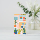 Urlaub Vermietung Real Anwesen Agent Realtor QR Co Visitenkarte (Stehend Vorderseite)