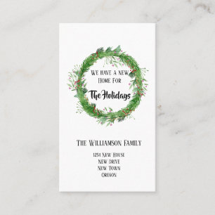 Urlaub   Verschieben von Einführungskarten Visitenkarte