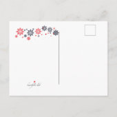 Urlaub Vielen Dank für Ihre Patronage Card/Postkar Ankündigungspostkarte (Rückseite)