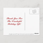 Urlaub Vielen Dank Postkarten (Rückseite)