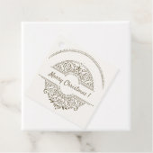 Urlaub Vintag Französisch Weihnachten Geschenkanhänger (Beispiel)