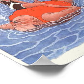 Urlaub Vintag Poster (Ecke)