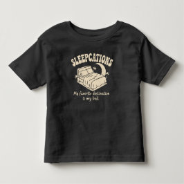 Urlaub vom Alltag im Bett Kleinkind T-shirt