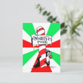 Urlaub | Weihnachtskarte Feiertagspostkarte (Stehend Vorderseite)