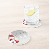 Urlaub... Weihnachtsmann Getränkeuntersetzer (Seite)