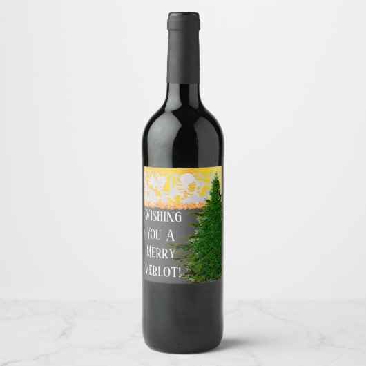 URLAUB WEINETIKETT (Vorderseite)