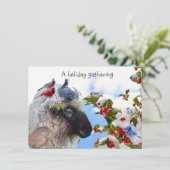 Urlaub/Winter Einladung (Stehend Vorderseite)