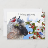 Urlaub/Winter Einladung (Vorderseite)