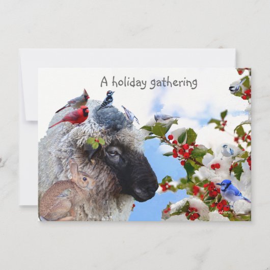 Urlaub/Winter Einladung (Vorderseite)