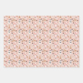 Urlaub Winter Weihnachtsmann Snowmen Geschenkpapier Set (Vorderseite 2)