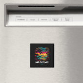 Urlaubs-Souvenir-Palme Mazatlan Magnet (In Situ (Geschirrspüler))