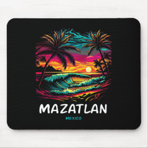 Urlaubs-Souvenir-Palmenbaum Mazatlan Mousepad