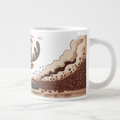 Urlaubs-Stress-Treibstoff Jumbo-Tasse (Rechts)