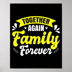 Urlaubs-Wiedersehen Familien-Schwingungen Familien Poster